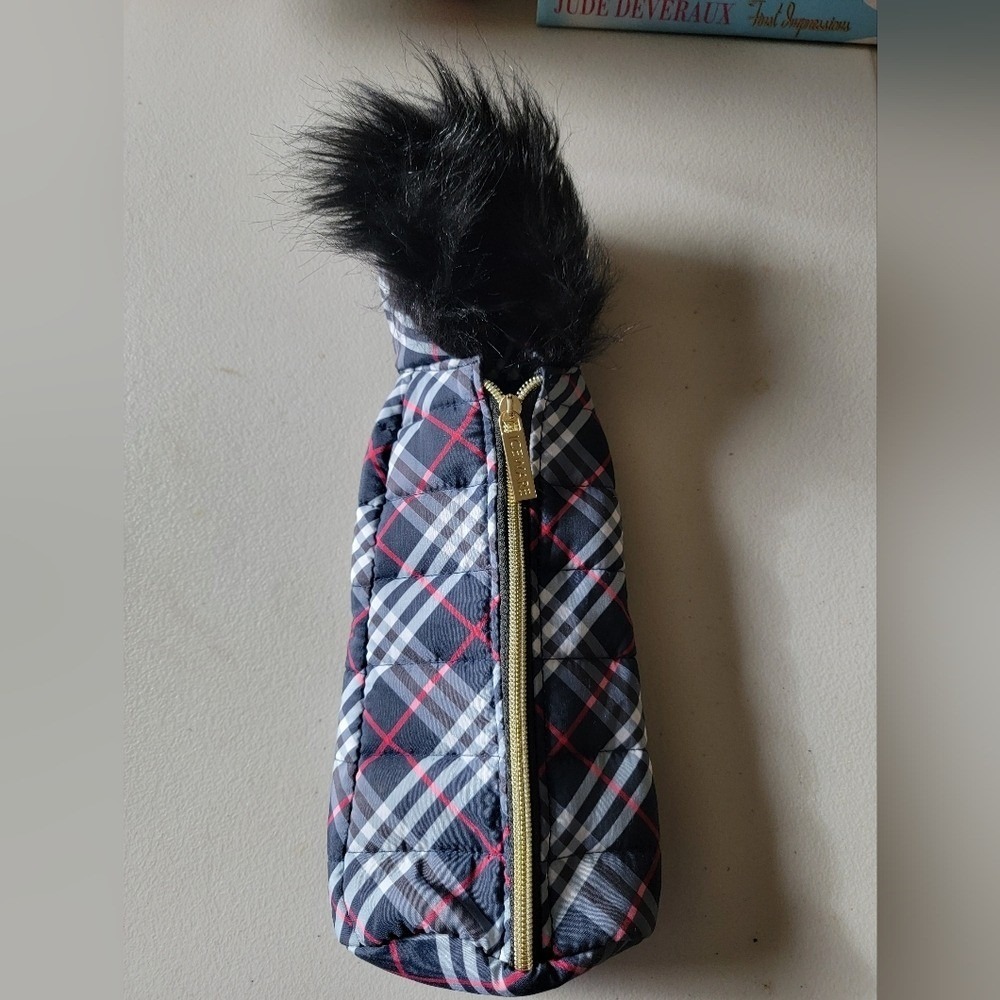 Iceweare Plaid Front Zipper Parka with Hood for Beverages‎